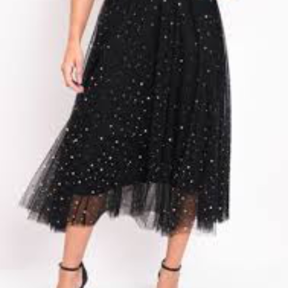 Express Black Tulle  Skirt, chic and fun